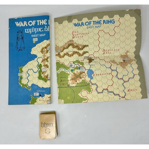 War Of The Ring Game 1977 SPI Tolkien LOTR Complete RPG - Picture 4 of 9